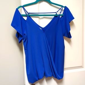 Cobalt Blue Blouse